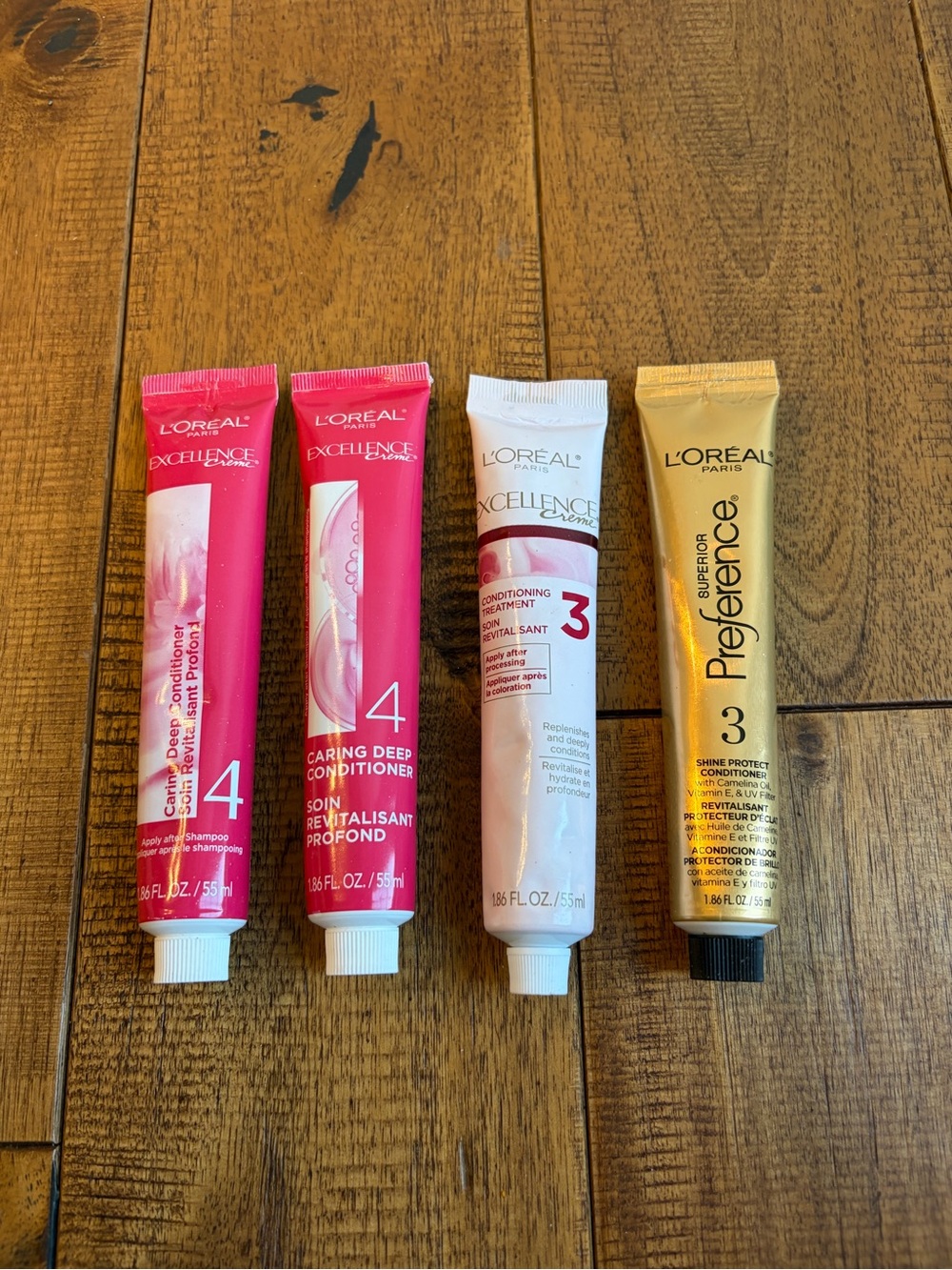 L’Oreal Excellence Creme Caring Deep Conditioner Superior Preference - Lot Of 4